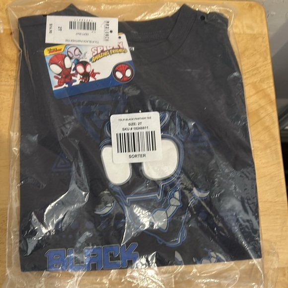 Marvel Spidey and His Amazing Friends Toddler T-Shirts Black Panther Spidey - Picture 16 of 16